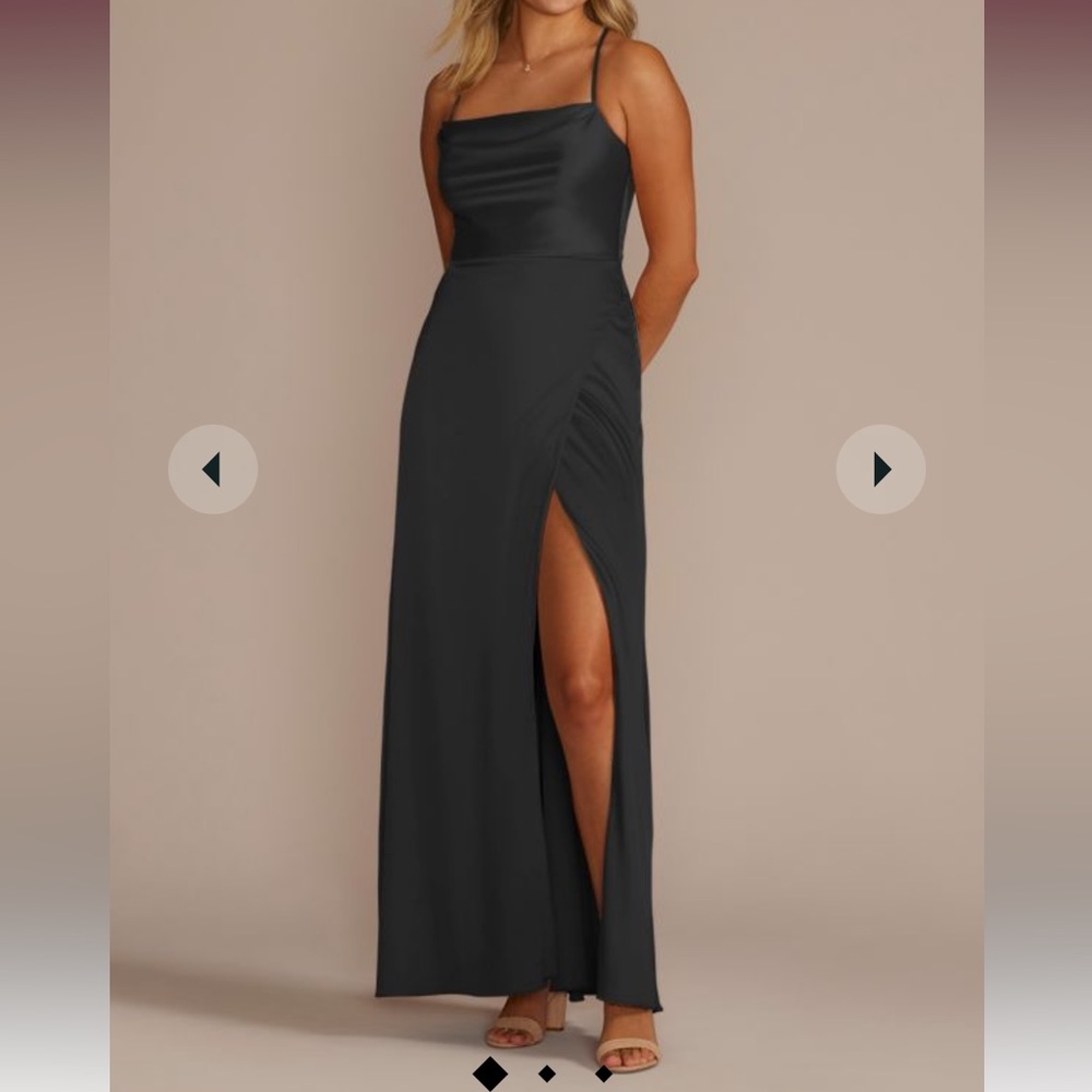 Black Silky Dress